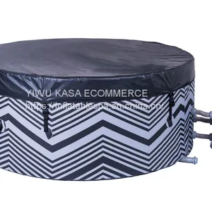 YMW624 6-Person Foam SPA Round With Blower Bubble Function With Heater Warm Water With Filtration Clean Water thumbnail-1