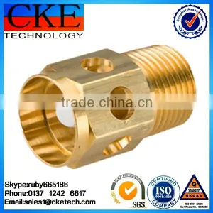 OEM CNC Machined Brass Sleeve Bushing thumbnail-1