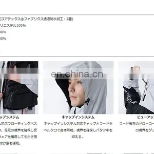 High Quality Customized Outdoor Winter Suit Waterproof Breathable Fishing Suit Fishing Clothin thumbnail-5