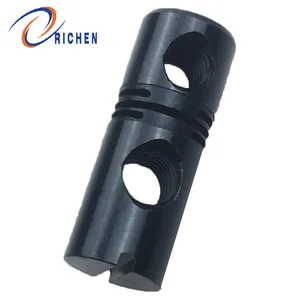 OEM CNC Turning Machining Aluminum Parts With Black Anodizing Surface Treatment for Industrial Equipment thumbnail-2