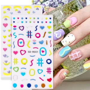 Wholesale of Halloween Nail Stickers, Gold and Silver Plated, Mirror Shaped Snowflake Elk Inset Style Back Glue Nail Stickers thumbnail-3