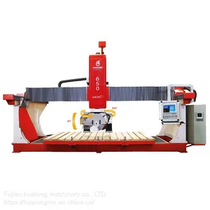 Hknc-650, CNC Stone Cutting Machine, Kitchen Counter Top Slab Granite Edge Cutting 5 Axis CNC Bridge Saw thumbnail-4