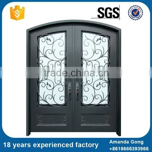 At Reasonable Prices Interior Ornamental Double Wrought Iron Gates Door thumbnail-4