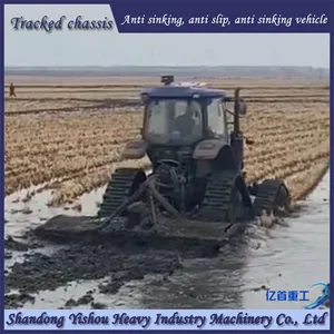 In 2004, Tractors Were Modified With Rubber Tracks and Half Chain Rails to Ensure Stable and Reliable Terrain in Swamps thumbnail-5