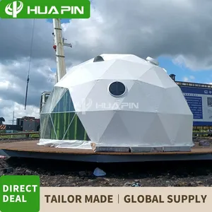 Luxury 6m Diameter 7m Glamping Relaxation Prefab Home Camping Hotel Dome Tent Outdoor Tent for 2-4 Person thumbnail-2