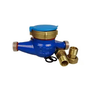 DN15 Brass Wireless Remote Reading Multi Jet Liquid Sealed Type R160 Water Meter thumbnail-1