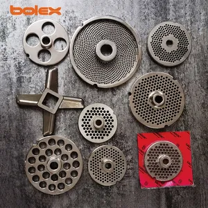 Stainless Steel Meat Grinder Disc Plates Meat Mincer Chopper Holes Knives thumbnail-3