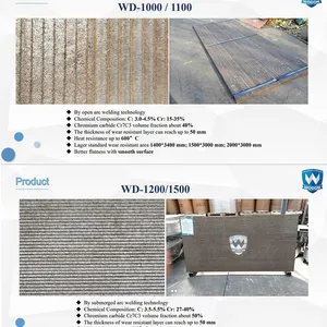 Wodon High Chrome High Carbide Coated Wear Resistant Steel Sheet Plate thumbnail-2