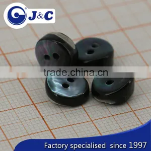 Cute Shape Black MOP Shell Buttons ,mother of Pearl Sea Shells Shirt Buttons thumbnail-1