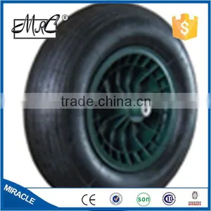 High Quality One Wheel Enclosed Structure Pneumatic Rubber Wheelbarrow Wheel 3.50-6 thumbnail-3