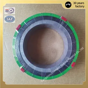 Wear-Resistant and Corrosion-Resistant Sealing Gasket SS304 Metal Graphite Spiral Wound Gasket thumbnail-3