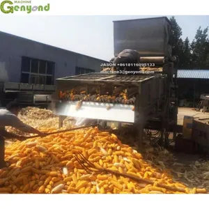 GY New Automatic Green Tender Corn Peeling and Threshing Machine With Good Price thumbnail-4