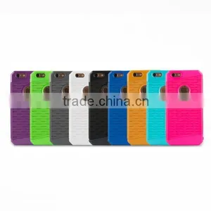 Credit Card Pocket TPU and PC Mobile Phone Cover for Iphone 6 Plastic Case for Iphone 6 Case thumbnail-1
