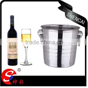 Elegant High Quality Stainless Steel Champagne Bucket / Wine Bucket thumbnail-1