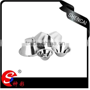 Stainless Steel Durable Snack Bowl/ Metal Fruit Salad Dish Bowl/ Food Small Container thumbnail-2