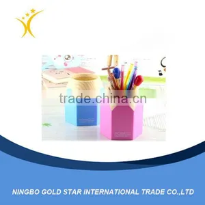 2015 New Product/Office School Clear Plastic Pencil Holder/pencil Cup/ thumbnail-1