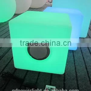 Rechargeable LED Cube With Bluetooth Speaker Stereo YXF-4040B thumbnail-6