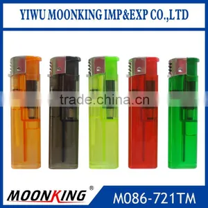 China Lighter Factories Transparent Electronic Lighter, Plastic Disposable Lighter thumbnail-1