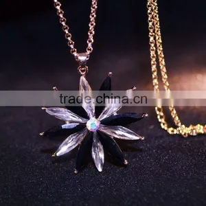 Hot Cheap Wholesale Manufacturers,Gold Jewellery Hot Sale Flower Necklace/Earrings thumbnail-4