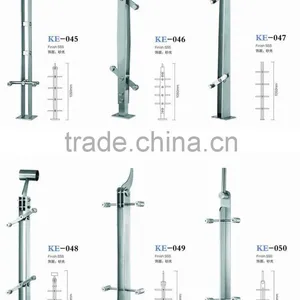 Stainless Steel Post Glass Post With Adjustable Top for Handrail thumbnail-4