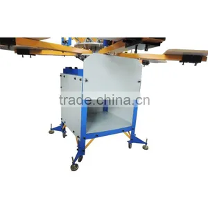 6 Color 6 Station Screen Printing Machine With Strong Base thumbnail-2
