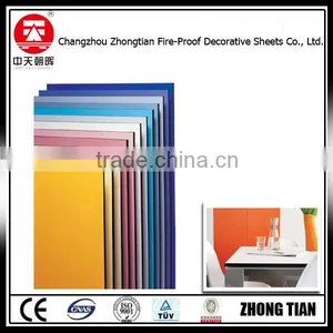 Matte/glossy/texture,Matte Surface Finishing and Decorative High-Pressure Laminates / HPL Type Solid Phenolic Core Panel thumbnail-1