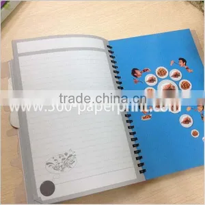 Notebook Spiral Wire Custom Printed Spiral Notebook With Color Pages thumbnail-3