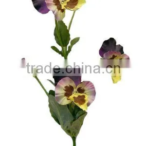 66cm Artificial Pansy Spray, Artificial Pansy, Silk Pansy, High Quality Pansy thumbnail-1