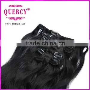 Double Weft 200g Clip in Hair Extension Human Hair Extensions Unprocessed Clip in Hair Extensions for Black Women thumbnail-6