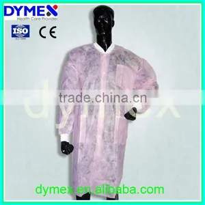 Nonwoven Fabric Disposable Knit Cuff Lab Coats thumbnail-2