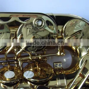 Stock Product Chinese Cheap Gold Lacquer Alto Sax Alto Saxophone With Case thumbnail-4