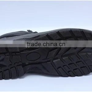 Genuine Leather Safety Shoes PU Injected Steel Toe Cap Industrial Work Boots 9071 thumbnail-3