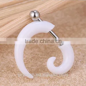 Acrylic Ear Plugs Ear Expander Carved Snail Spiral Taper Stretcher Piercing Body Jewerly thumbnail-4