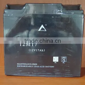 Manufacture High Quality Sealed Lead Acid Battery 12v 17ah Battery ISO9001 Agm Battery for Solar Storage thumbnail-1