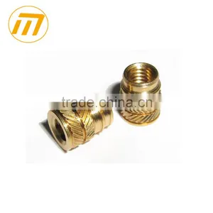 Customized Precision Knurled Brass Nut, Small Copper Nuts thumbnail-1