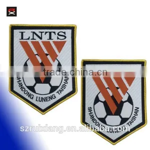 2015 New Football Team Embroidery Overlock Woven Patch thumbnail-1