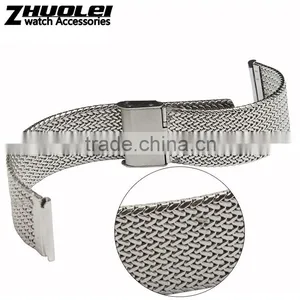 Milanese Classic Buckle Stainless Steel Watchband 16mm 18mm 20mm 22mm 24mm thumbnail-5