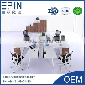 Epin Hotsale Modern Office Work Station for 4 People thumbnail-2