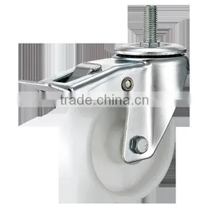 European Industrial Casters With Gray Rubber Wheels thumbnail-5