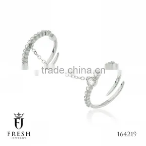 Fashion 925 Sterling Silver Ring - 164219 , Wholesale Silver Jewellery, Silver Jewellery Manufacturer, CZ Cubic Zircon AAA thumbnail-1