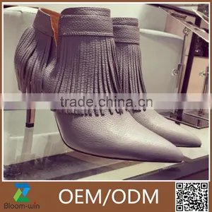Sexy High Heel Ankle Boot Lady Suede Ankle Boot Ankle Short Boot thumbnail-1