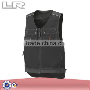 LR Canvas Workwear Vest With Pockets thumbnail-1