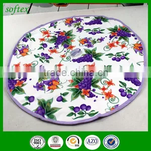 China Supply Round Type Printing Cotton Kitchen Towel With Ties thumbnail-6