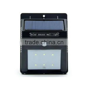 OUTDOOR WALL LIGHT SOUND SENSOR SOLAR LED WALL LAMP thumbnail-3