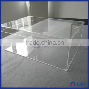 2016 Hot!! Custom-made Transparent Shoe Box for Man Sneaker / Clear Acrylic Shoe Boxes thumbnail-2