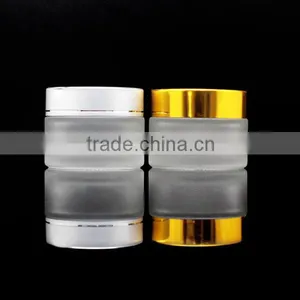 20.30.50g Cosmetic Bottle Glass Empty Jar for Face Cream Cosmetic Glass Jar Amber Clear Jars thumbnail-3