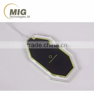 3 Coils Fast Wireless Charger, qi Universal Wireless Charging Fortable Charger for Xiaomi thumbnail-4