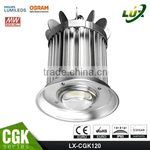 2016 CE Rohs Approved Meanwell Driver Copper Heat Pipe Design 5 Years Warranty 120W High Bay LED Lamp thumbnail-5