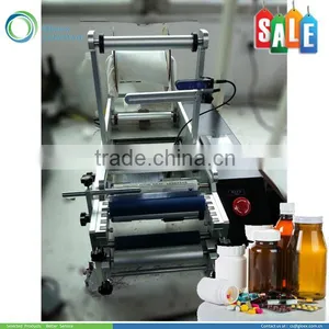 Semi-automatic Manual Labeling Machine for Round Container thumbnail-1
