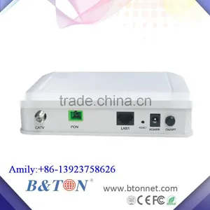 FTTH FTTx 1GE+CATV+WiFi GEPON EPON Modem Triple Play ONU Cortina Chipset ONT thumbnail-1